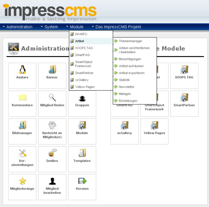 ImpressCMS Admin