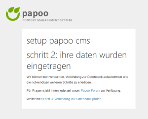 Papoo Config