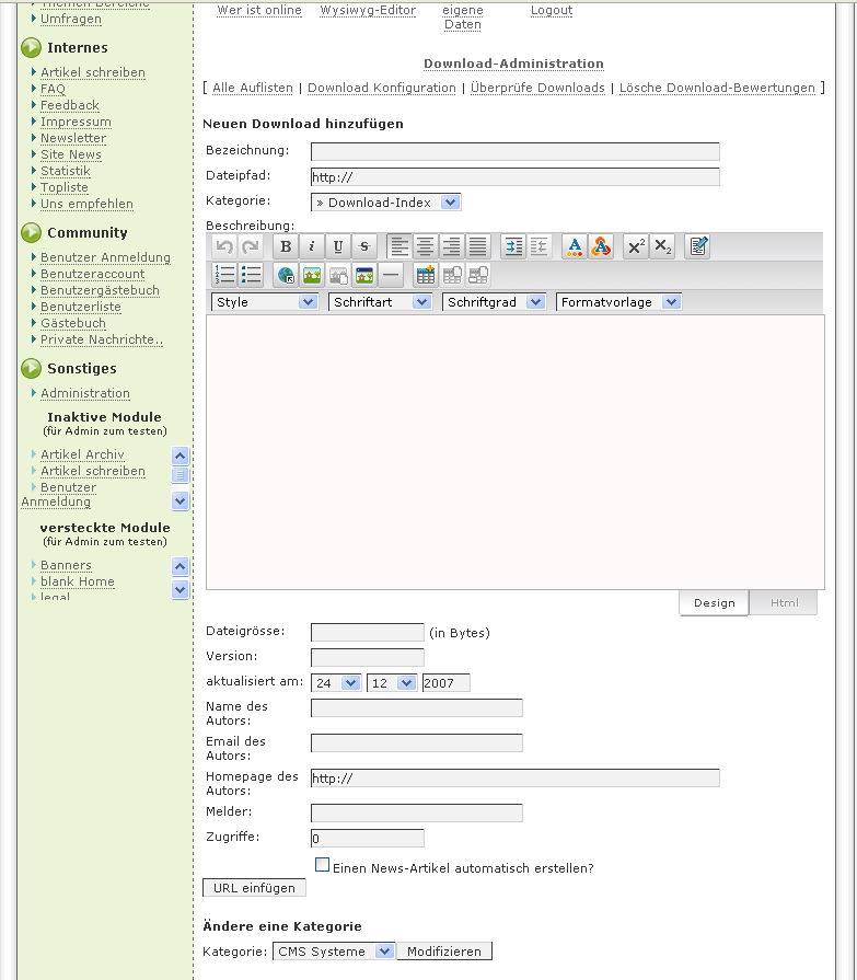 Download-Modul
