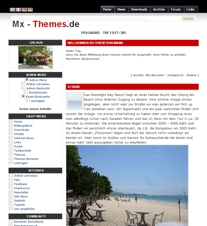 mx-Underground Layout / Themes