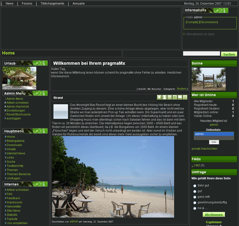 mx-green_portal Layout / Themes