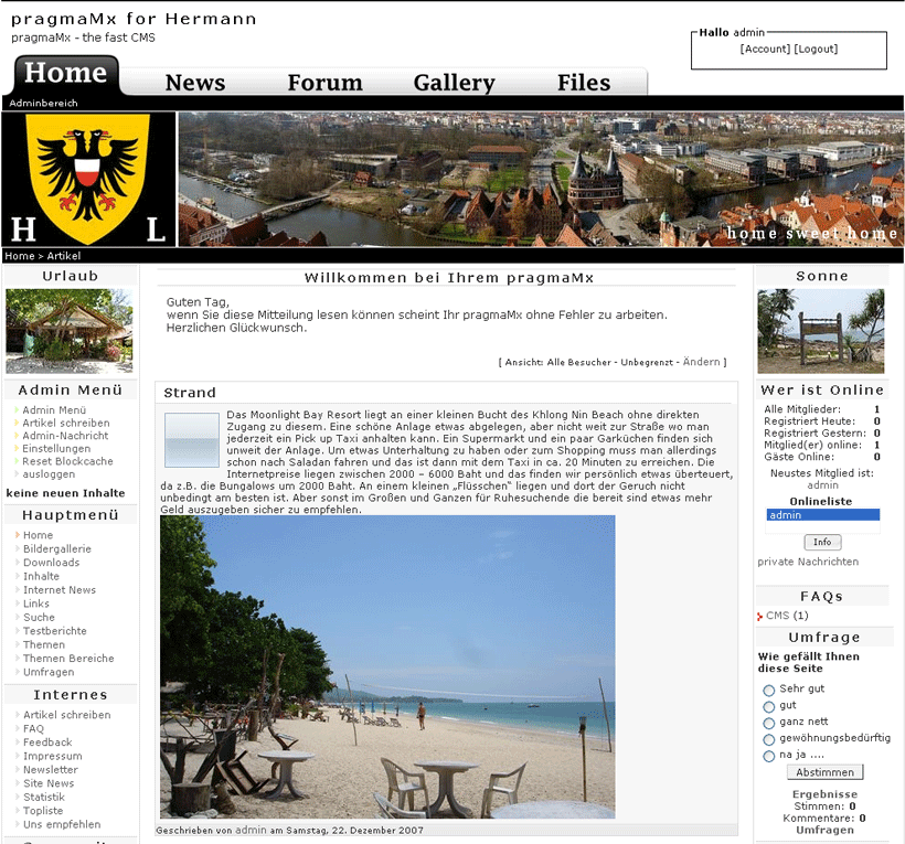 mx-second Layout / Themes