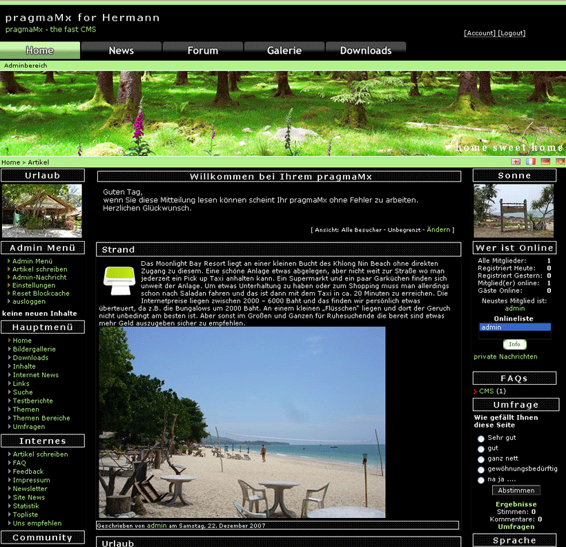 mx-zero Layout / Themes