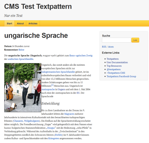 Textpattern CMS - GRATIS CMS Content Management System