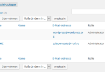 WordPress Hackerangriff durch zaluponosets@mail.ru wordpress-administrator