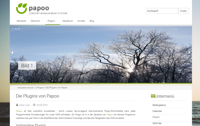 Papoo Content Management System